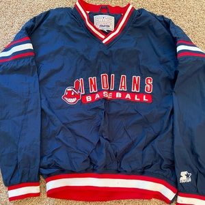 Vintage Cleveland Indians Starter Pullover Size XL